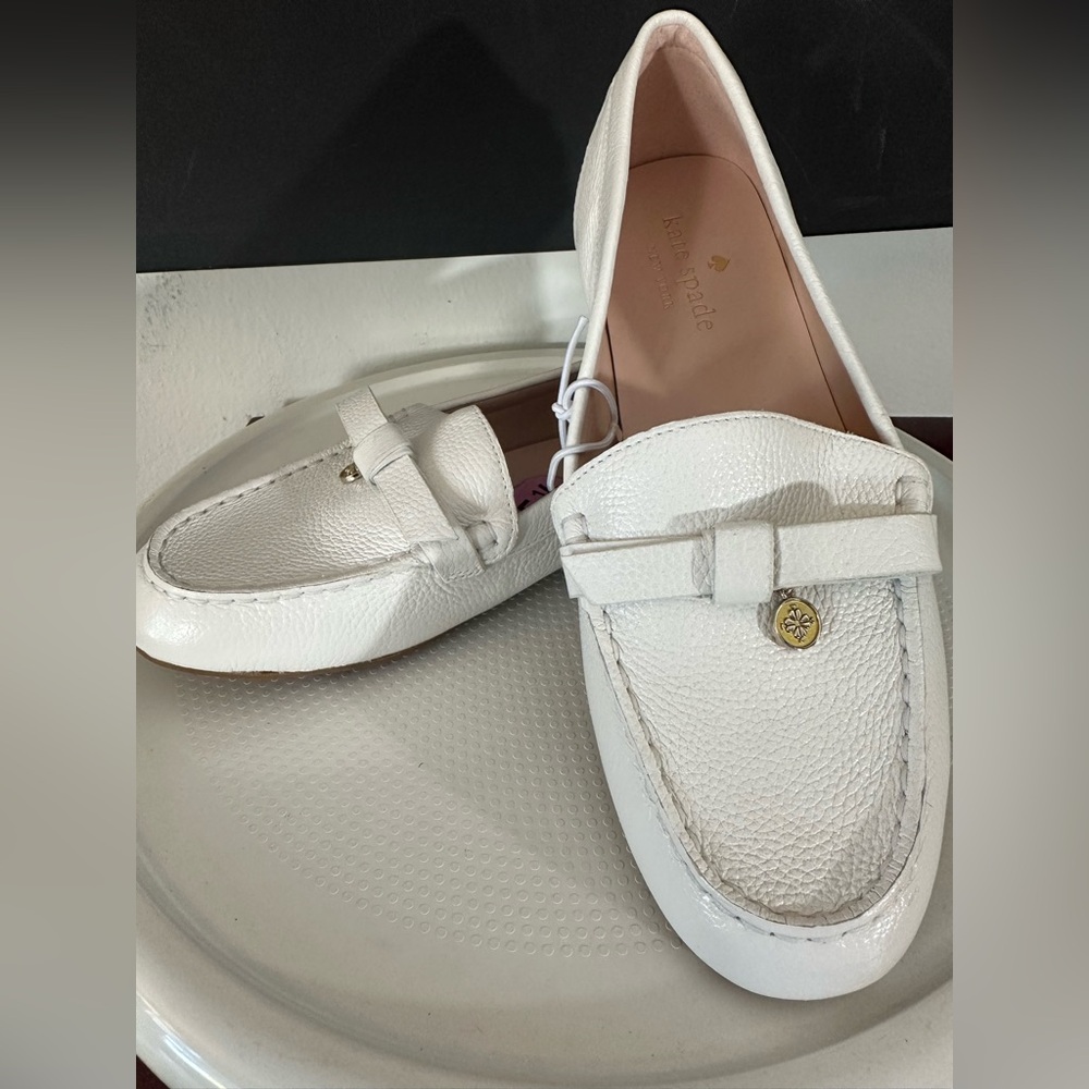 🆕Kate Spade DESI Leather Bow Loafers